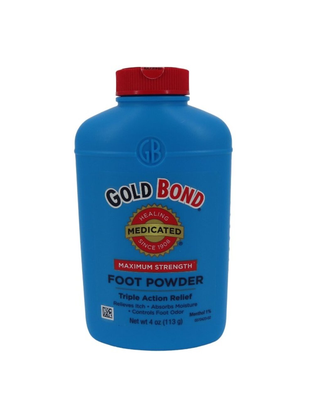 Gold Bond 4oz Maximum Strength Medicated Foot Powder Talc Menthol NEW Sealed